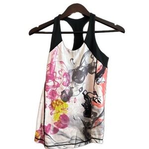 Lululemon Unicorn Tears Print Scoop Neck Tank Athletic Gym Yoga Size 6
